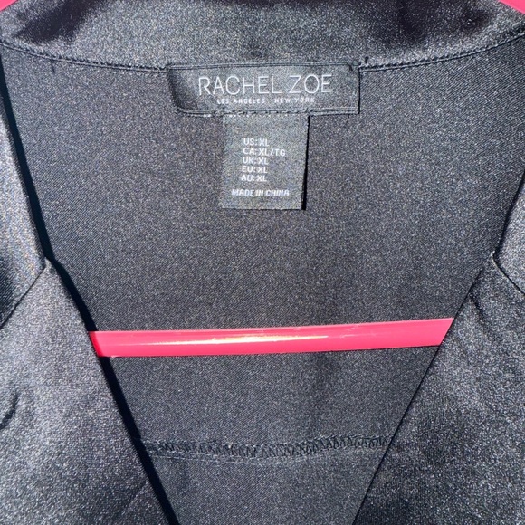 Rachel Zoe Black Satin Blouse - Picture 2 of 5